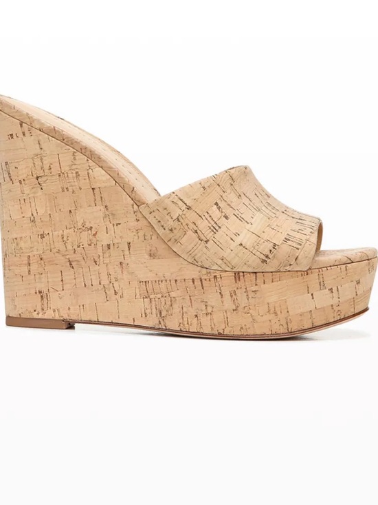 Veronica Beard Shoes - Veronica Beard Natural Cork Wedge Slide NEW WITH TAGS